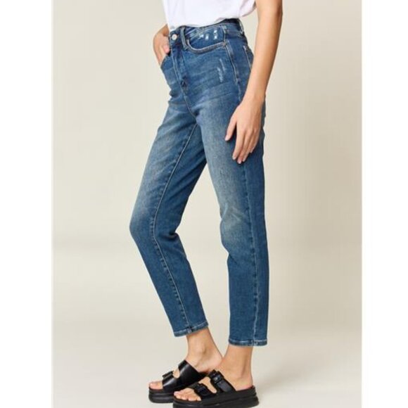NWT 💙 Judy Blue Tummy Control High Waist Slim Jeans, Smooth/Flatten Your Tummy - Picture 2 of 7